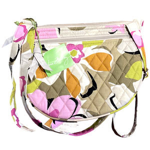 Vera Bradley Lizzy Portobello Road Crossbody Hipster Zipper Purse NWT